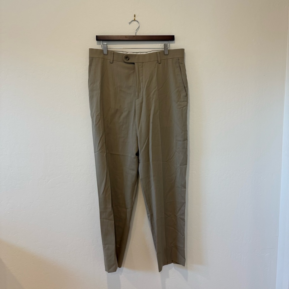 Joseph Abboud JOE Men’s Khaki Wool Slacks